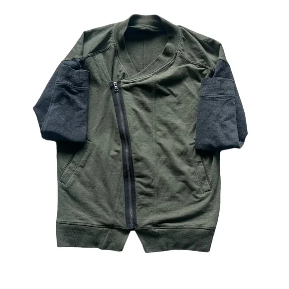 Lululemon Mula Bundle Wrap - Heathered Fatigue Green Gray Size 6 - Picture 8 of 12